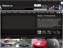 Tablet Screenshot of bilpleje.nu